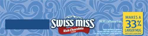 SWISS MISS Milk Chocolate Flavored Hot Cocoa Mix, 38.27 OZ Square Canister