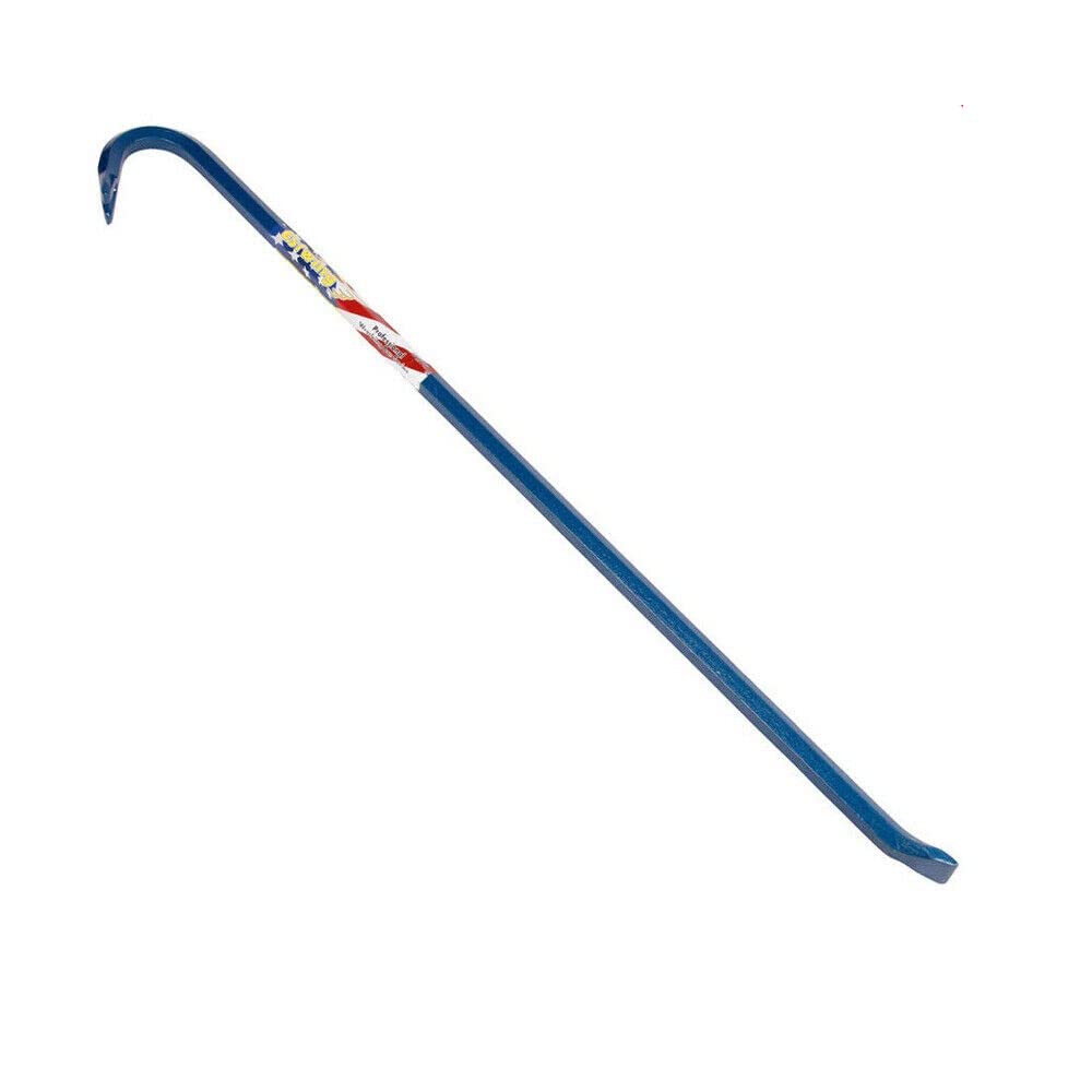 ESTWING Gooseneck Wrecking Bar - 3/4" x 24" Pry Bar with Angled Chisel End & Forged Steel Construction - EWB-24