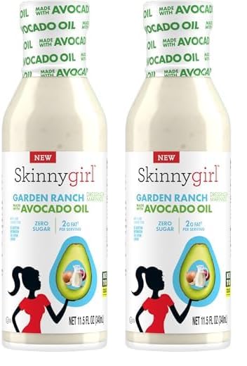 Skinnygirl Fat-Free Salad Dressing, Sugar-Free Buttermilk Ranch, 8 Ounce
