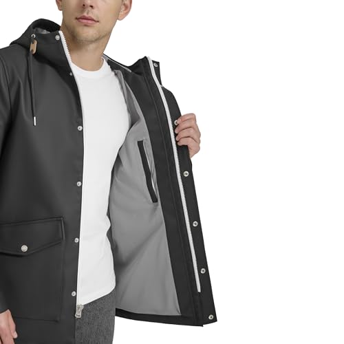 Levi's Men's Rubberized Rain Parka Jacket