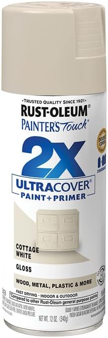 Rust-Oleum 331182 Painter's Touch 2X Ultra Cover Spray Paint, 12 oz, Ultra Matte Black