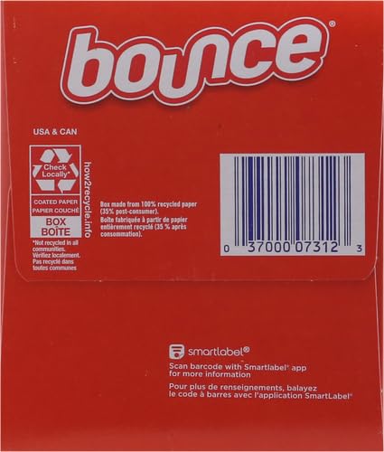 Bounce Dryer Sheets Laundry Fabric Softener, Outdoor Fresh Scent, 240 Count