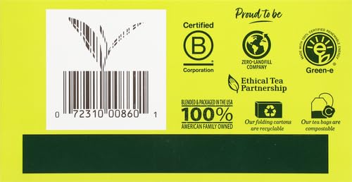 Bigelow Tea Green Tea Variety Pack, Classic Green Tea, Lemon, Pomegranate, Mint, Peach and Constant Comment Flavors, 20 Count Box (Pack of 6), 120 Total Tea Bags