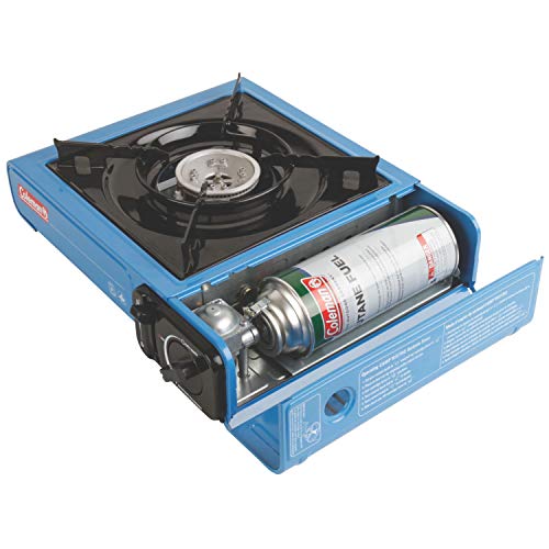Coleman Classic 1-Burner Butane Stove, Portable Camping Cooktop with Carry Case & InstaStart Ignition, Adjustable Burner with 7650 BTUs of Power