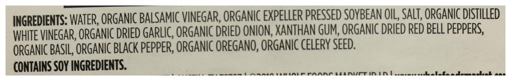 365 by Whole Foods Market, Organic Light Balsamic Vinaigrette, 16 Fl Oz