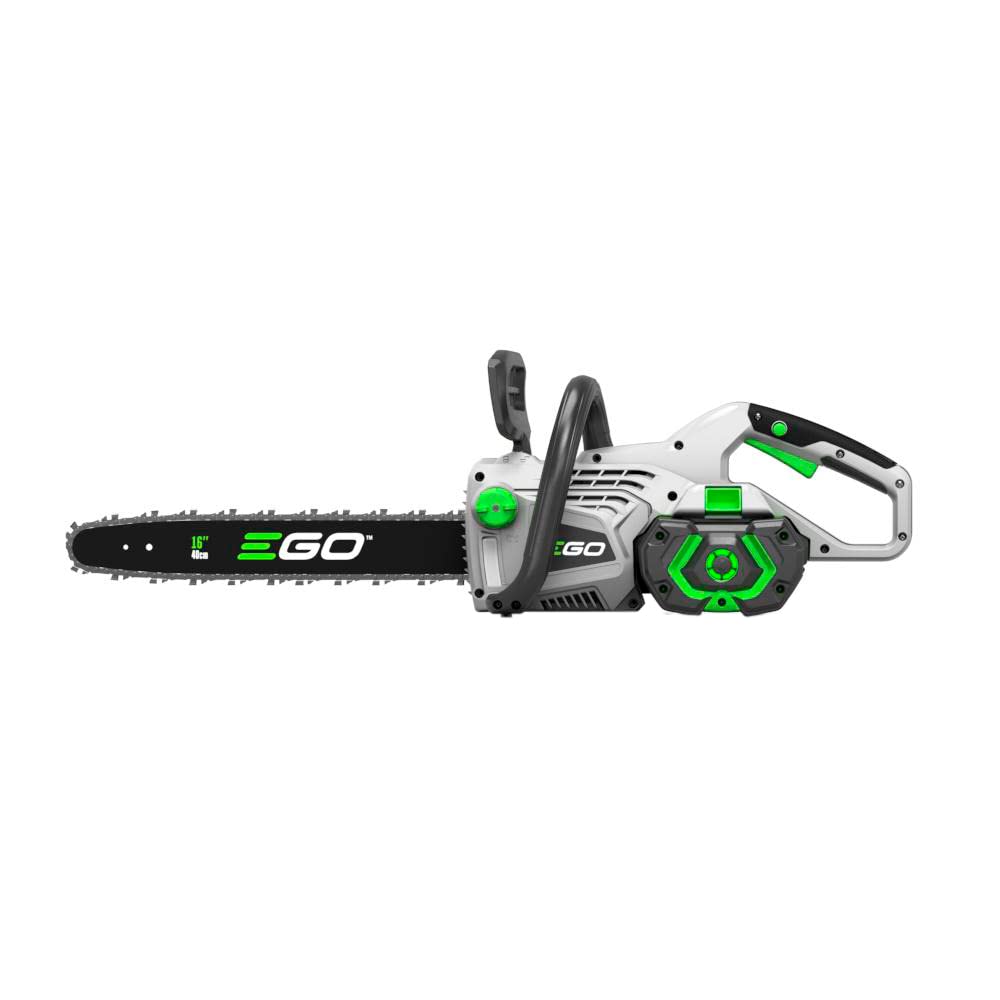 EGO POWER+ Chain Saw, 16” Battery Powered Chainsaw, Electric Cordless, Includes 56V 2.5Ah Battery and Charger – CS1611