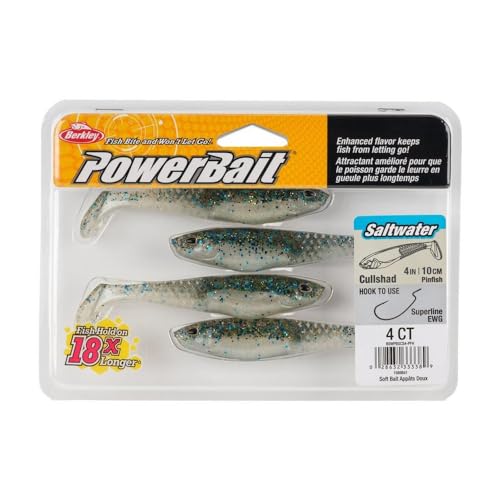 Berkley PowerBait Saltwater CullShad Fishing Soft Bait