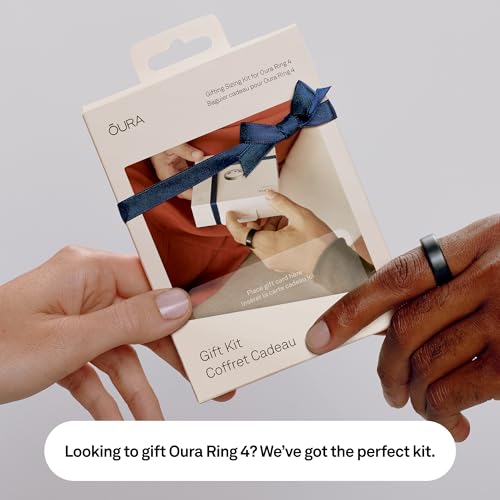 Oura Ring 4 - Gold - Size 9 - Smart Ring - Unique Sizing, Not Standard US Ring Sizes - Size First - Sleep Tracking Wearable - Heart Rate - Fitness Tracker - Up to 8 Days of Battery Life