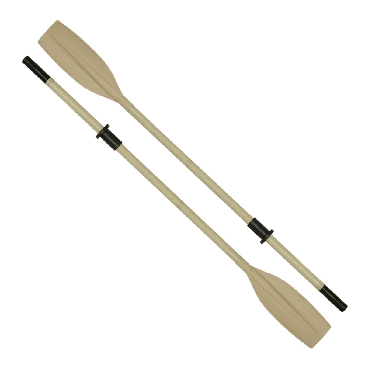 Oceansouth Heavy Duty Aluminum Oars (Split Shaft/Detachable) with Rubber Oar Sleeves - Light Weight
