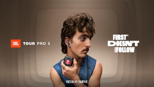 JBL Tour Pro 3 - True Wireless Noise Cancelling Earbuds with Smart Charging Case, Legendary Pro Sound with Hybrid Dual-Driver, Spatial 360 Sound with Head Tracking (Black)