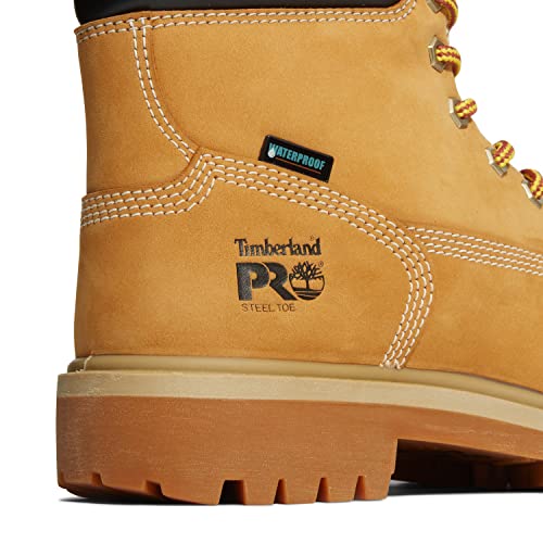 Timberland PRO Women's Direct Attach 6 Inch Steel Safety Toe Insulated Waterproof Industrial Work Boot