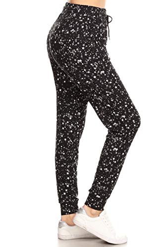 Leggings Depot Women's Relaxed-fit Jogger Track Cuff Sweatpants with Pockets for Yoga, Workout