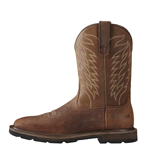 ARIAT Mens Groundbreaker 10 Inch Electrical Soft Toe Work/Duty - Brown