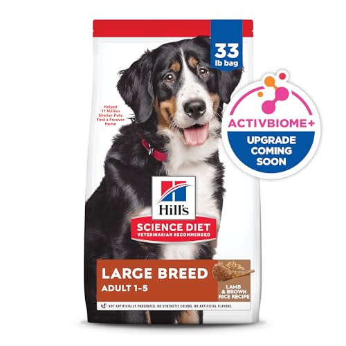 Hill's Science Diet Large Breed, Adult 1-5, Large Breed Premium Nutrition, Dry Dog Food, Chicken & Barley, 35 lb Bag
