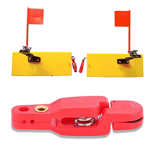 Heavy Tension Snap Release Clips for Weight Planer Board Kites Downrigger Trolling Fishing