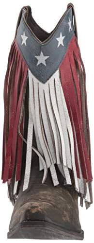ROPER Women's American Beauty Fringe Western Boot