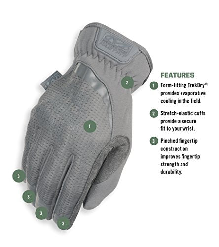 Mechanix Wear: Multicam FastFit Tactical Work Gloves (Large, Multicam)