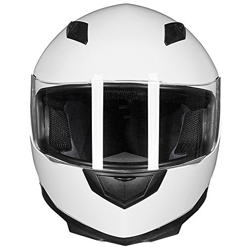 ILM Full Face Motorcycle Street Bike Helmet with Removable Winter Neck Scarf + 2 Visors DOT Model-JK313