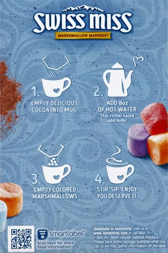 SWISS MISS Milk Chocolate Flavored Hot Cocoa Mix, 38.27 OZ Square Canister