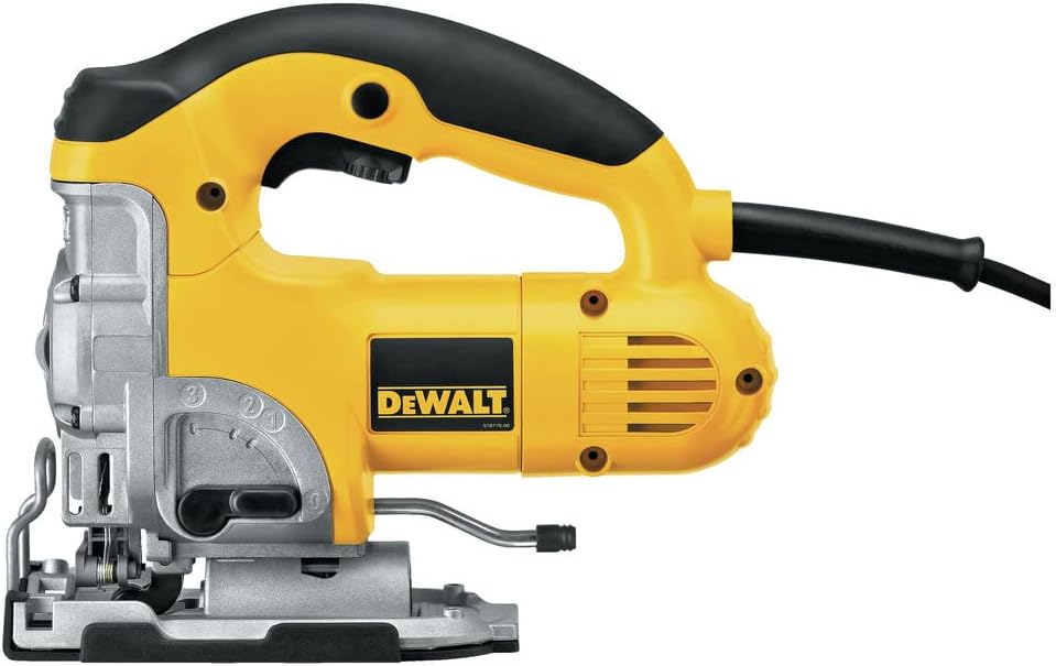 DEWALT Jig Saw, Top Handle, 6.5-Amp, Corded (DW331K)