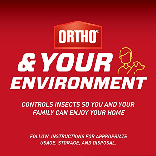 Ortho Home Defense Insect Killer for Indoor & Perimeter2 - With Comfort Wand, Long-Lasting Control, Kills Ants, Cockroaches, Spiders, Fleas & Ticks, Non-Staining, Odor Free, 1.1 gal., 2-Pack