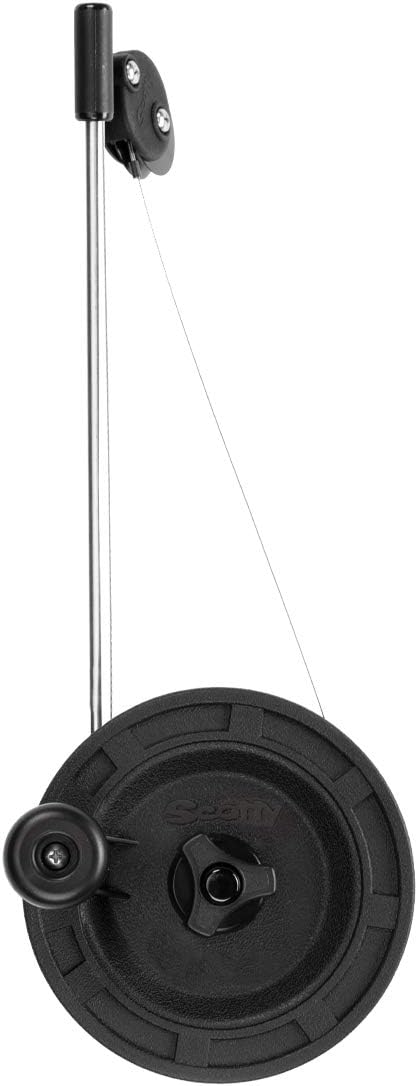 Scotty #1071DP Laketroller Manual Downrigger, Clamp Mount, Display Packed black, Small