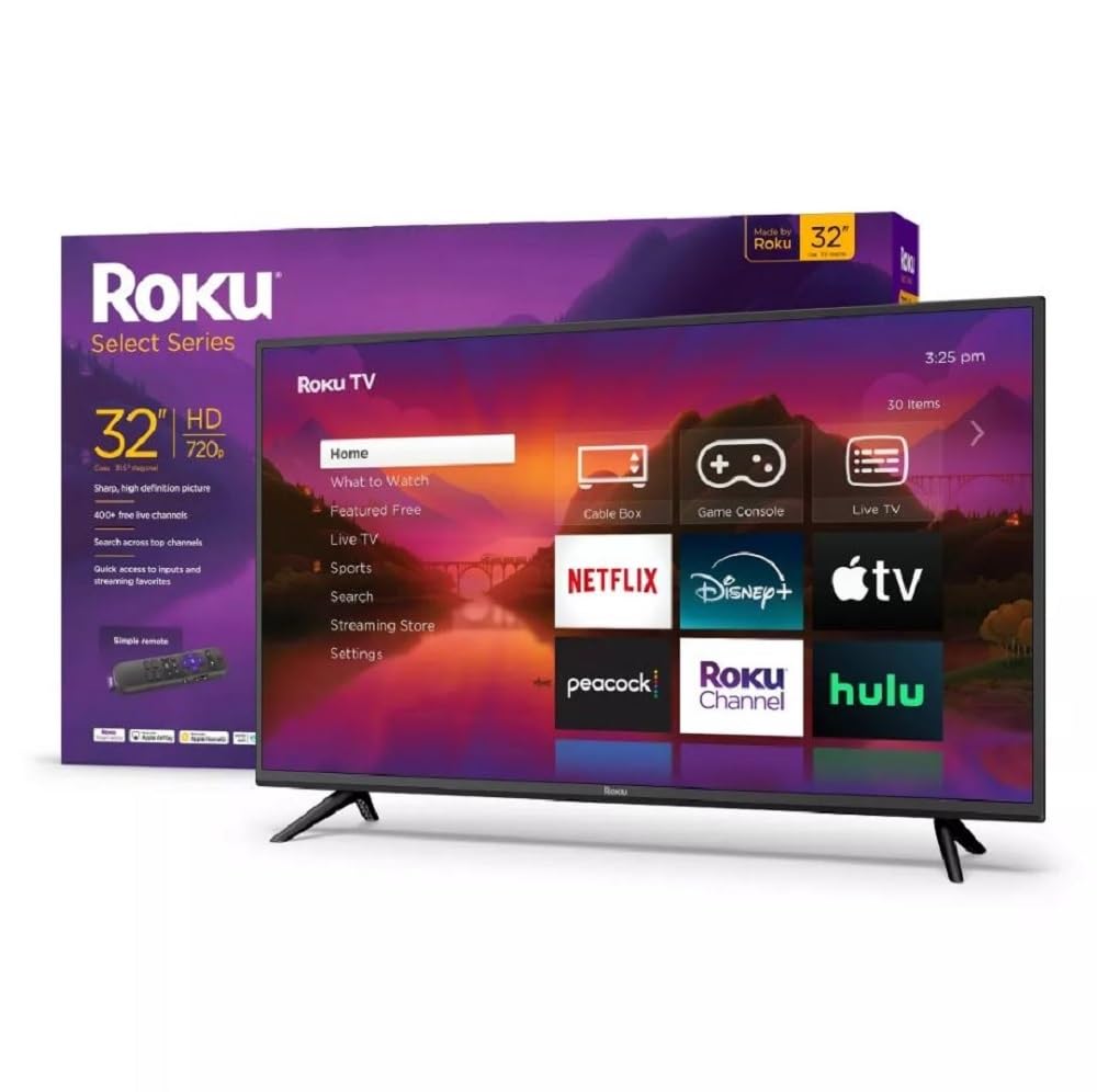 Roku 32R2B5 32 inch HD LED Select Series Smart TV (Renewed)