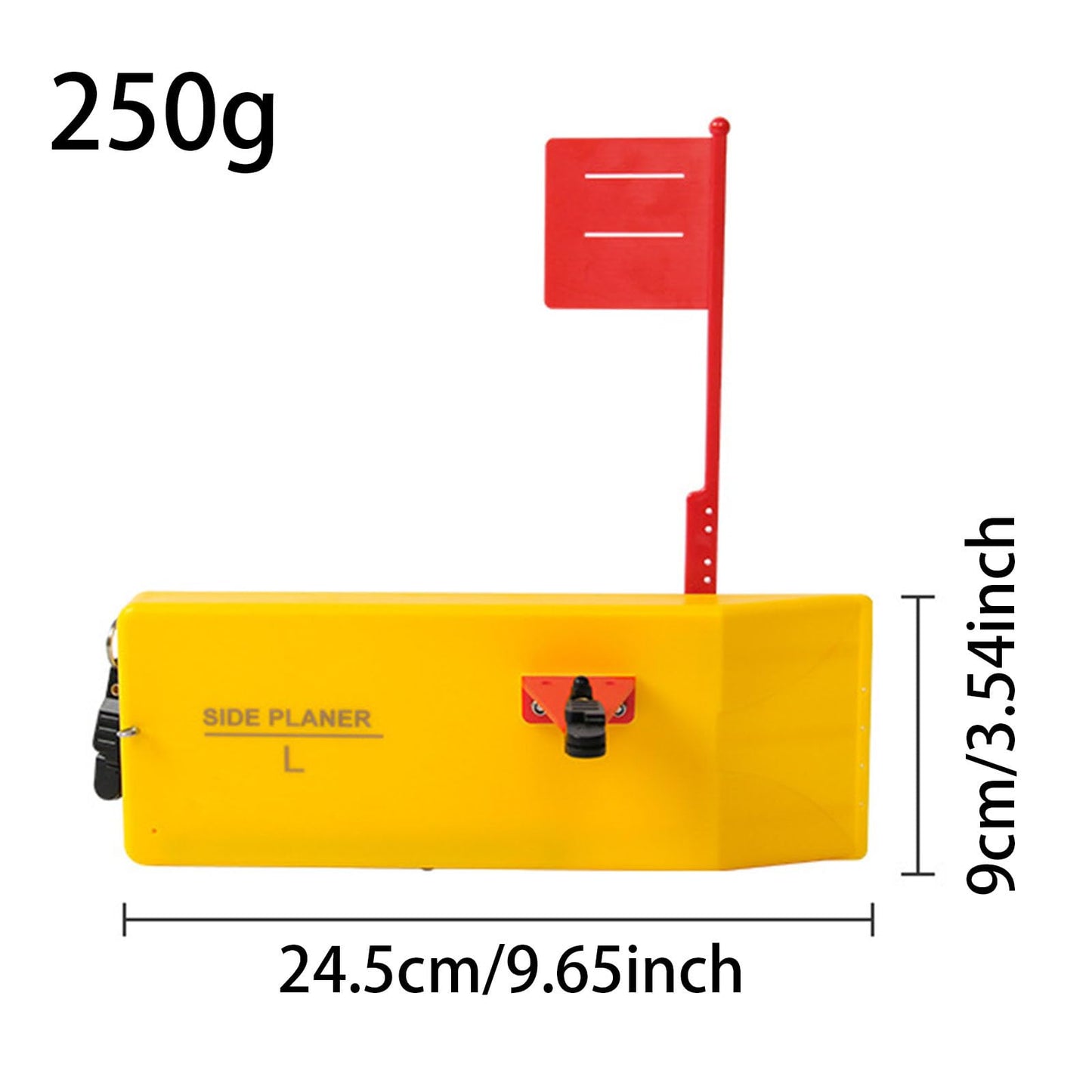 2 Pack Planer Board for Fishing, Fishing Tool Fishing in Line Side Clip Medium Side Planer Board Quick Grip Snap Release for Trolling Boat Fishing Towing, Inshore Offshore Trolling Dragging
