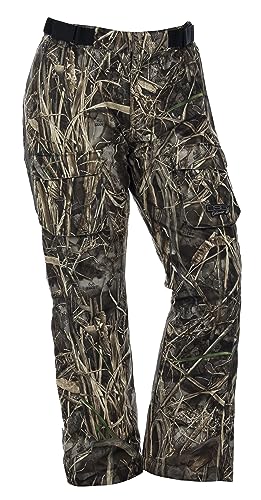 DOING SOMETHING GREAT Kylie 5.0 Camouflage Drop Seat Hunting Bibs for Women, DWR Waterproof, Thin Profile 120g Insulated