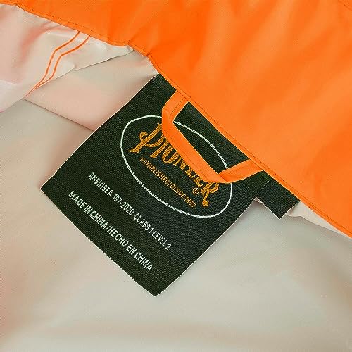 Pioneer Hi Vis Lightweight Waterproof Safety Rain Suit - Reflective Work Rain Gear for Men and Women