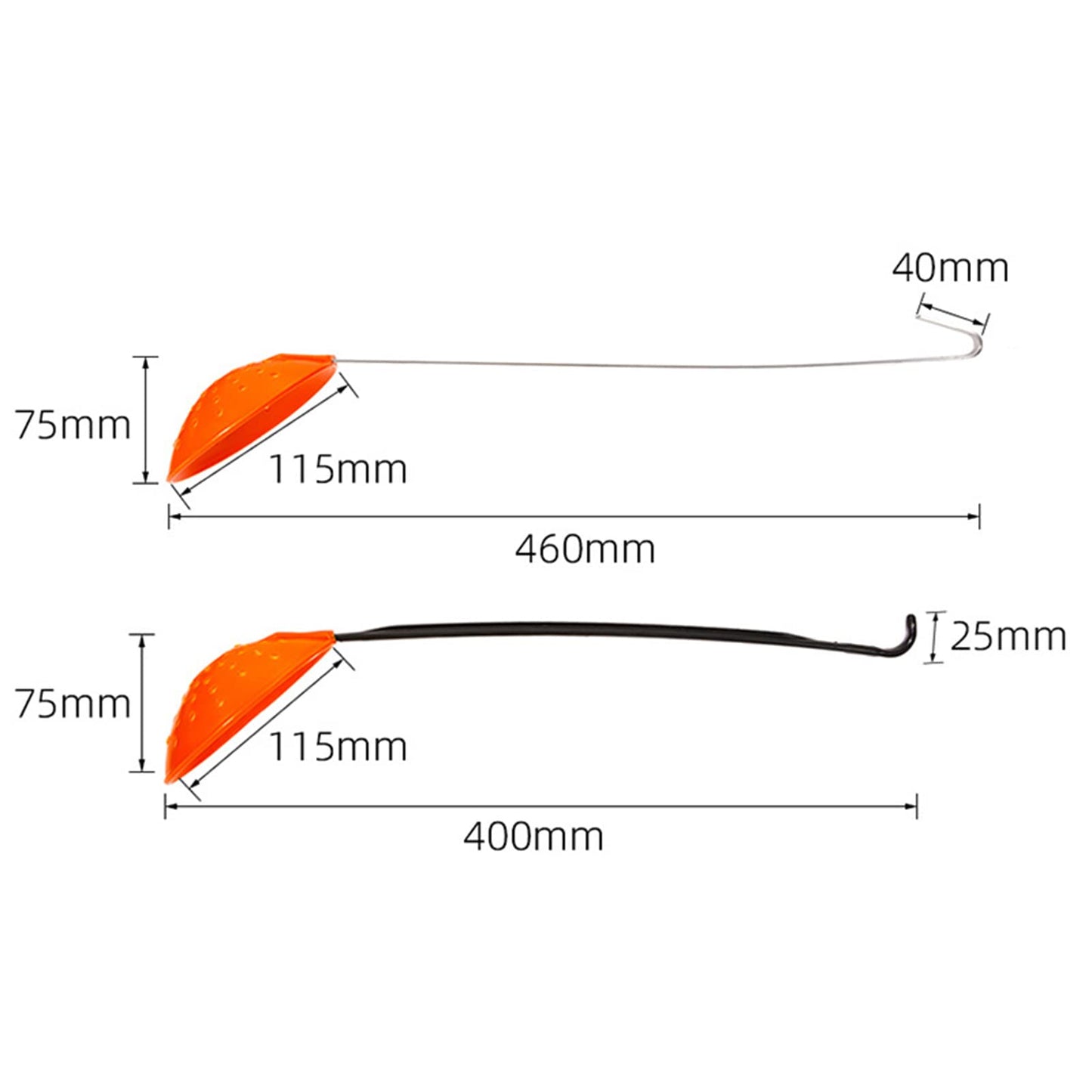 Yiju Ice Fishing Scoop Scoop Skimmer Ice Slush Scoop with Aluminum Handle Winter Outdoor Fishing Shovel Ice Tools