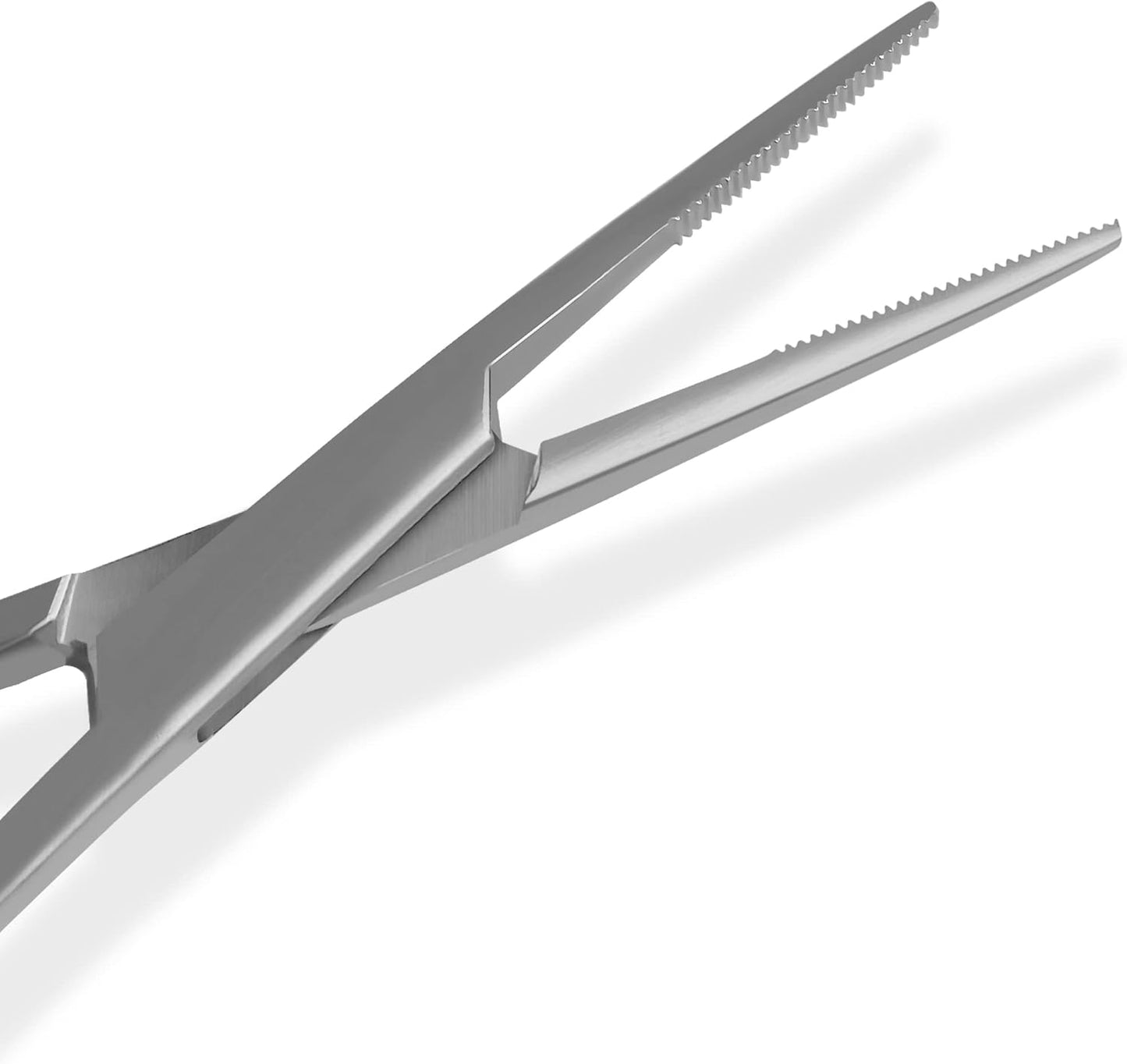 SURGICAL ONLINE Versatile Angling Tools with 2pc 5 Inch Fishing Forceps Set - Stainless Steel, Curved & Straight Hemostats, Serrated Jaws, Locking Mechanism, and Lightweight Design