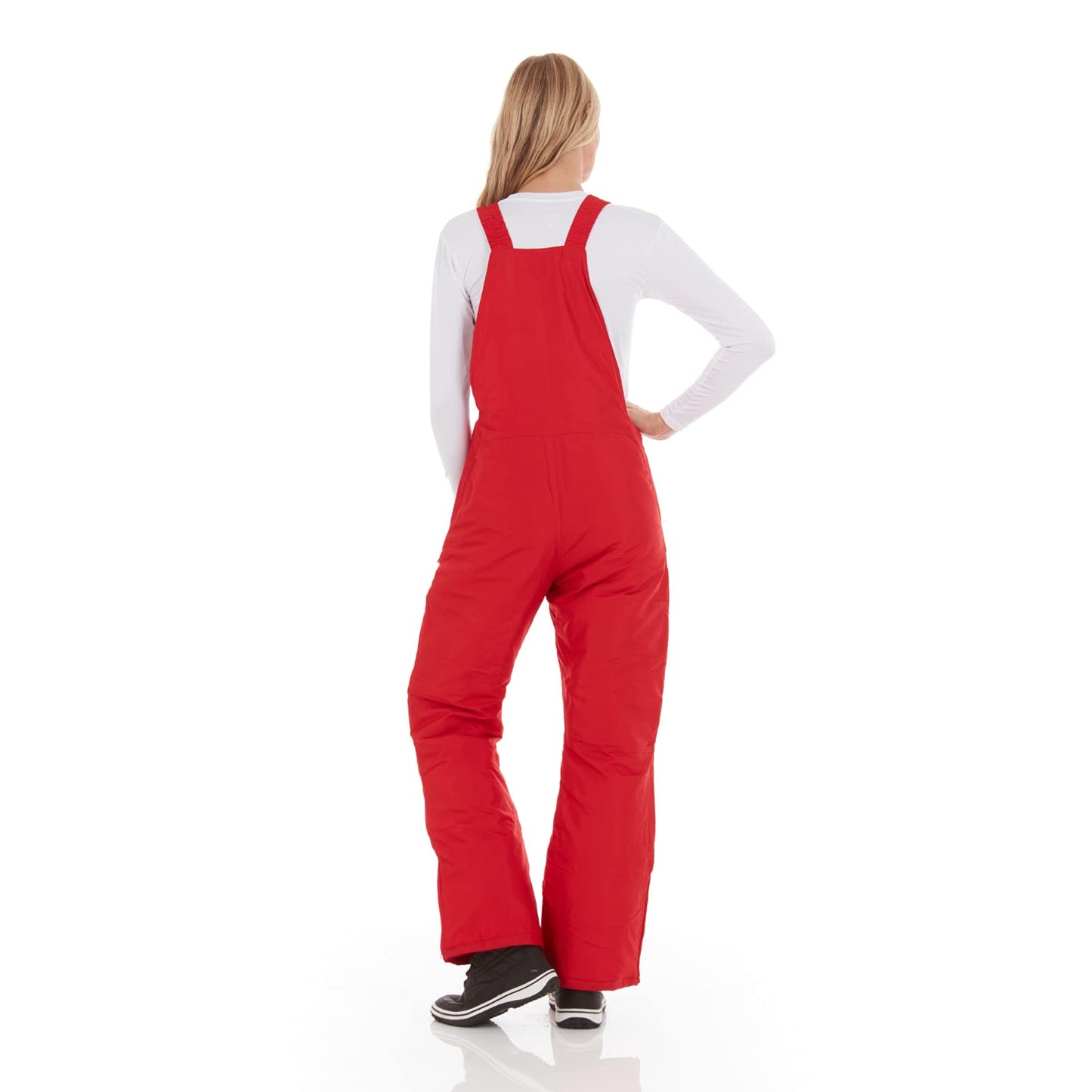 Arctic Quest Womens Ski Snow Bibs Pants Insulated Water Resistant Overalls Snowboarding Winter Waterproof Pants Women