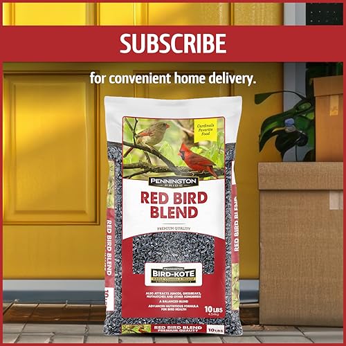 Pennington Pride Songbird Nut & Fruit Blend, Wild Bird Seed for Outside Feeders, Advanced Nutrition Formula for Bird Health, 10-lb. Bag