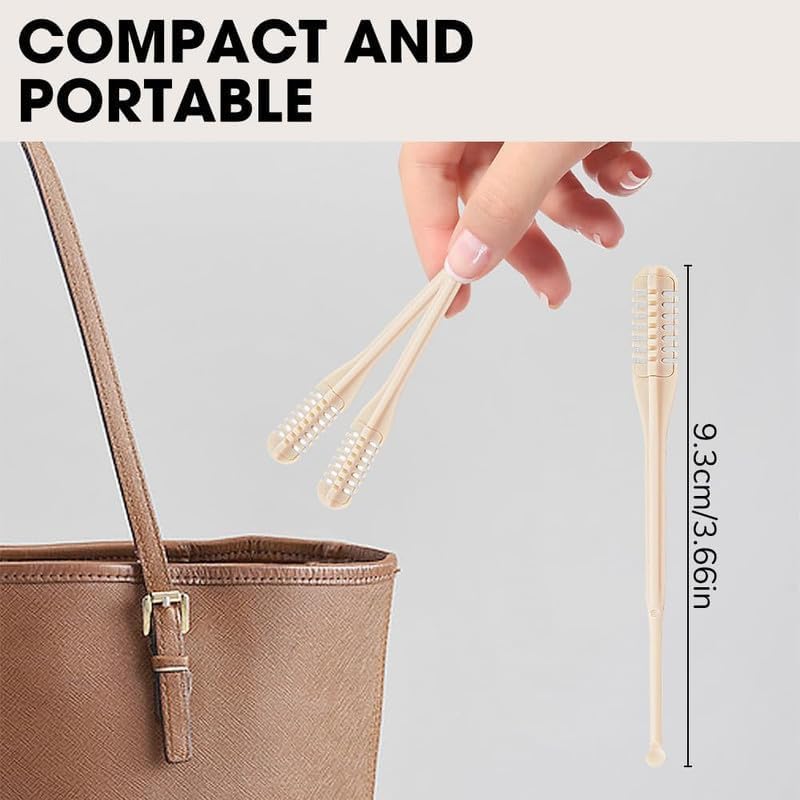 2-in-1 Nasal Hair Cutter, 2025 Upgrade Double Sided Nose Hair Knife, Portable Nostril Hair Remover Tool, 360° Nose Hair Trimme & Ear Picker for Women and Men (#1, 4pcs)