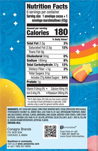 SWISS MISS Milk Chocolate Flavored Hot Cocoa Mix, 38.27 OZ Square Canister