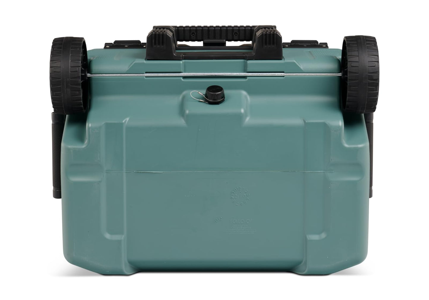 Igloo Trailmate 52Qt Wheeled Cooler, Insulated Hard Shell Ice Chest, Carbonite