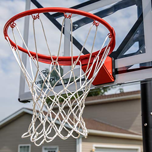 Silverback NXT 54" In-Ground Basketball Hoop with Adjustable-Height Backboard and QuickPlay Design , Black