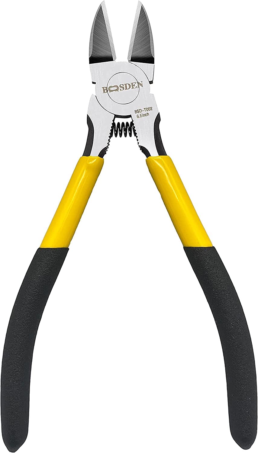 Wire Cutters 10 Pack, 6.5 inch, BOOSDEN Flush Cutters, Spring Loaded Cutting Pliers, Side Cutters, Dykes Cutter, Wire Clippers, Plastic Cutter, Wire Cutters for Jewelry, Floral, Electrical