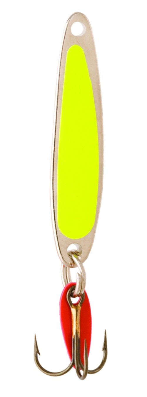 2-1/4-Inch Swedish Pimple Ice Fishing Hook, 1 Piece, White Pearl