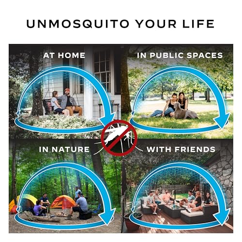 Thermacell Mosquito Repeller Patio Shield; Includes 12-Hour Refill; 15 Foot Zone of Protection; Highly Effective Mosquito Repellent for Patio; Bug Spray Alternative; Scent Free