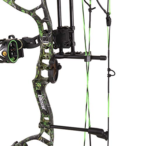 Bear Archery Royale Ready to Hunt Compound Bow Package for Adults and Youth, 12”- 27” Draw Length, 5-50 Lbs Draw Weight, Up to 290 FPS, Limbs Made in USA, Limited Life-Time Warranty