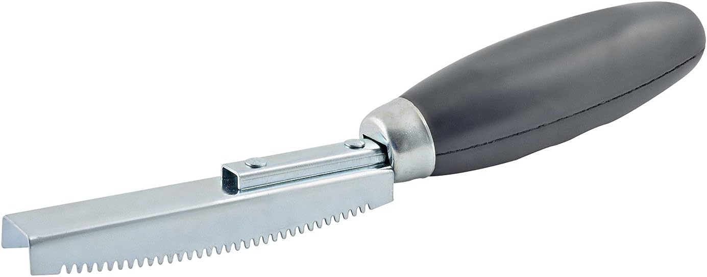 SOUTH BEND Soft Grip Fish Scaler - Durable Double Tooth Blade