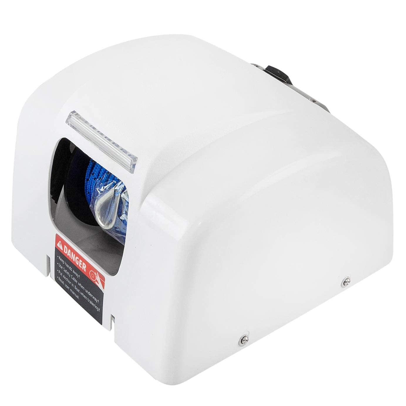 Electric Anchor Winch,Marine Anchor Winch 12V,Saltwater Boat Anchor Windlass Kit with Wireless Remote Control,Heavy Duty Towing Winches