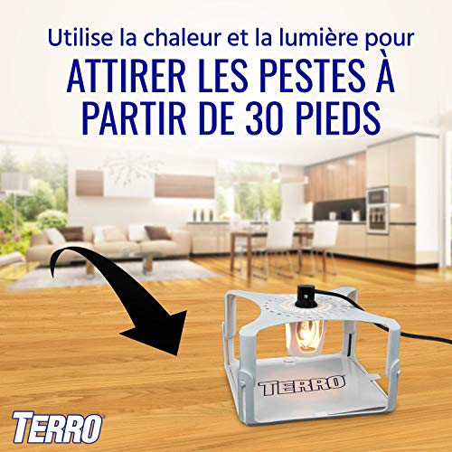 TERRO T230 Indoor Electric Flea Light Refillable Flea Trap and Killer