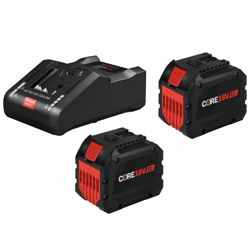 Bosch GBA18V80-2PK 18V CORE18V® Lithium-Ion 8 Ah High Power Battery, 2-Pack