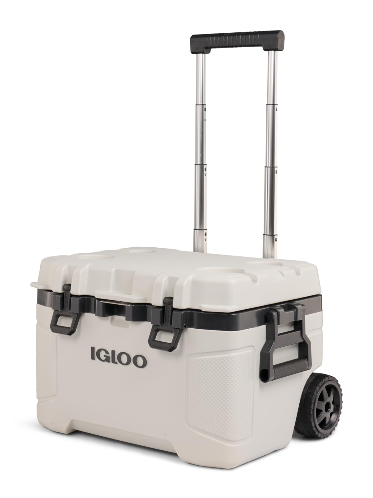 Igloo Trailmate 52Qt Wheeled Cooler, Insulated Hard Shell Ice Chest, Carbonite