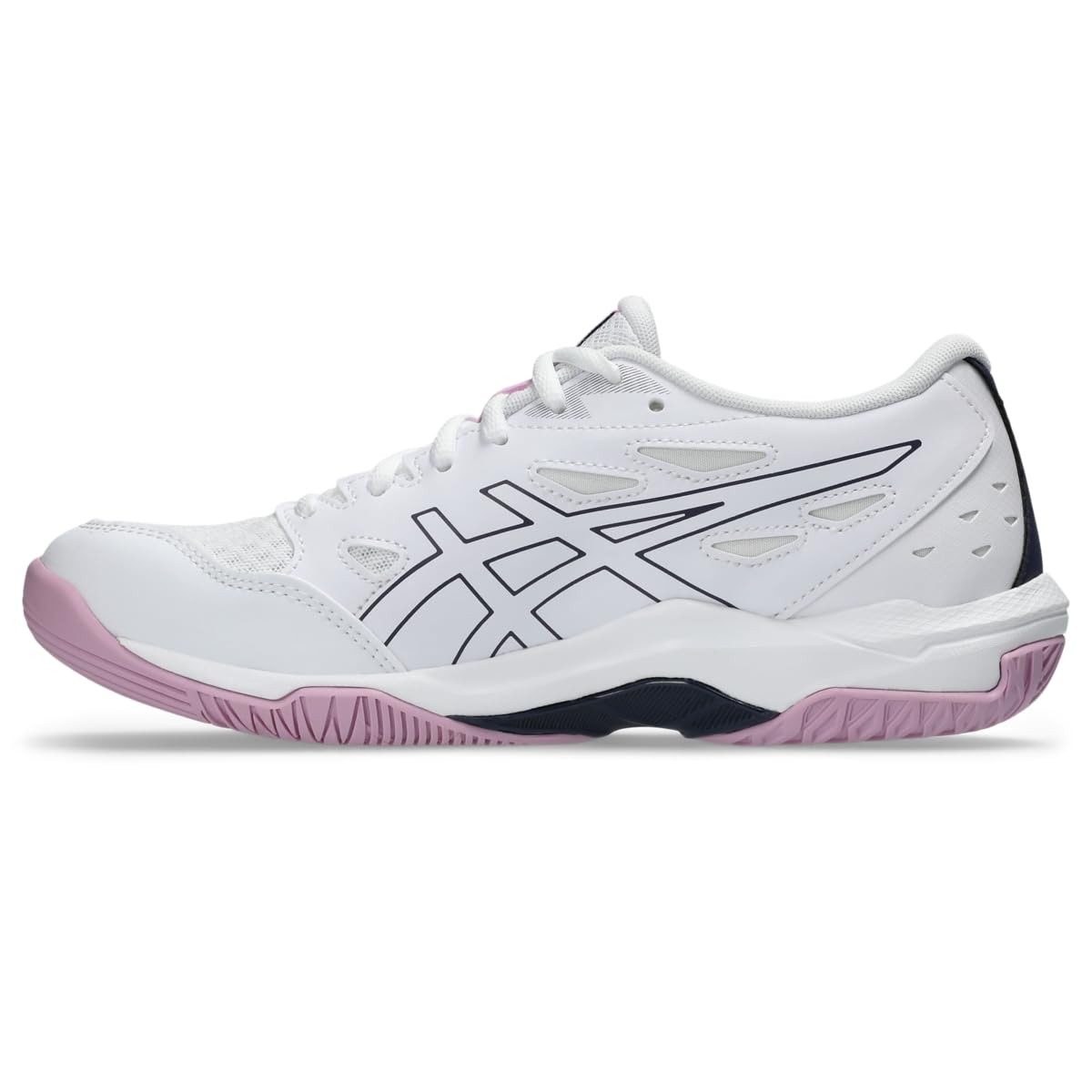 ASICS Women's Gel-Rocket 11 Volleyball Shoes, 9.5, White/Light UBE