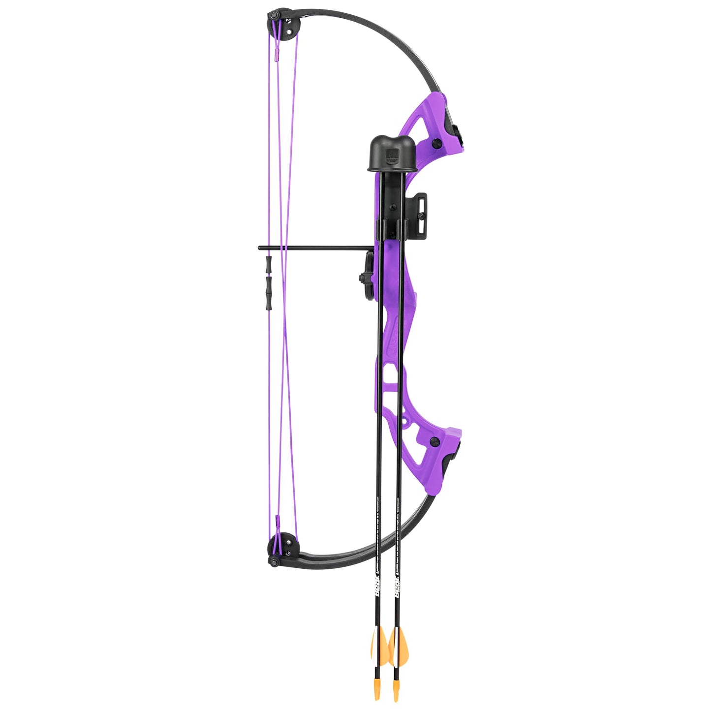 Bear Archery Brave Bow Set for Youth, Recommended Ages 8-12, Right Handed, Continuous Draw Weight Up to 25 lb., Continuous Draw Length Up to 19.5-inches