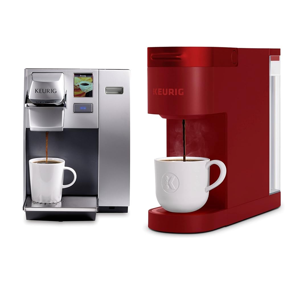 Keurig K155 Office Pro Single Cup Commercial K-Cup Pod Coffee Maker, Silver